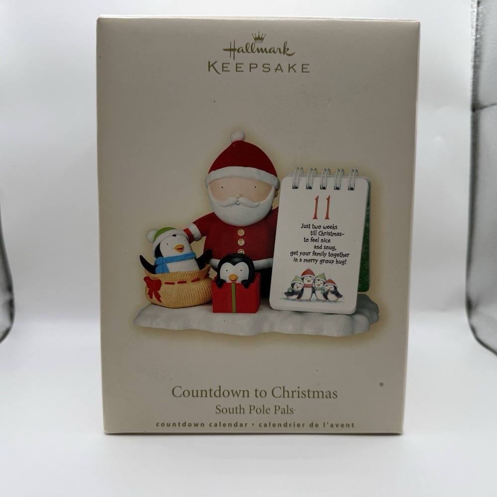 Hallmark‎  Keepsake Countdown Calendar To Christmas South Pole Pals 2007 Retired